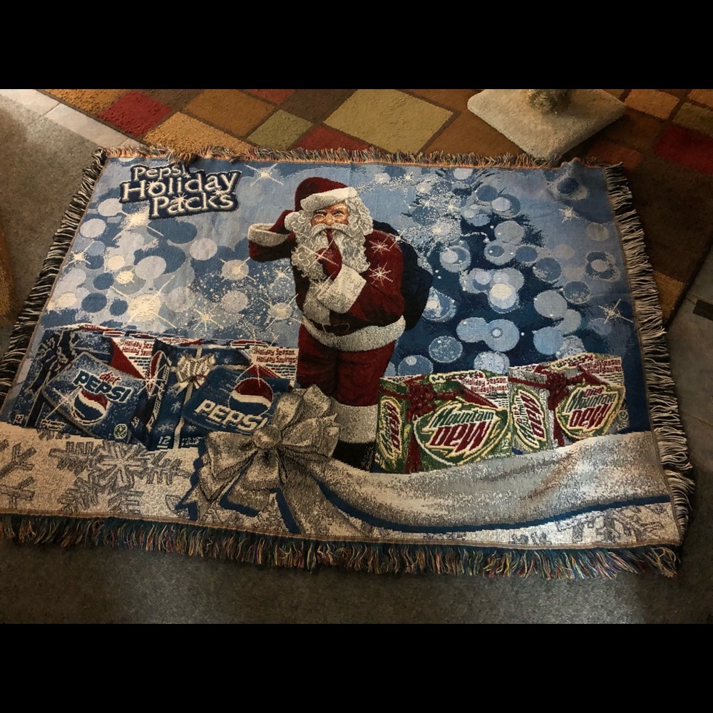 Pepsi Holiday Blanket